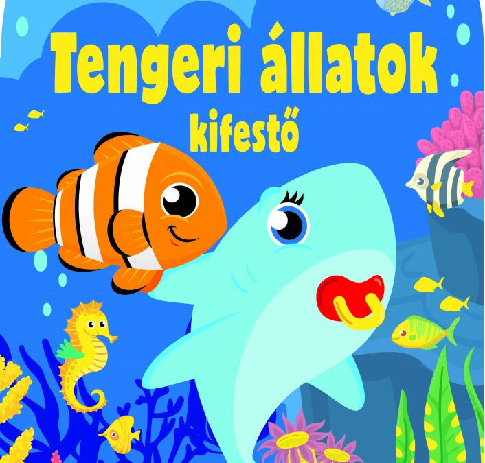 Tengeri állatok – kifestő
