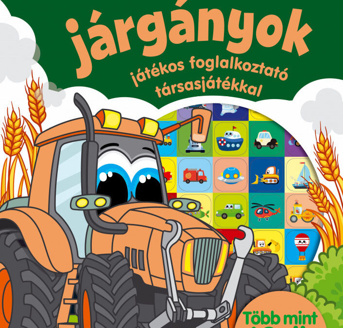 Érdekes járgányok – Játékos foglalkoztató társasjátékkal