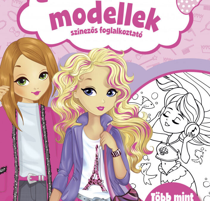 Bájos modellek – Színezős foglalkoztató