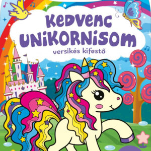 Kedvenc unikornisom - versikés kifestő