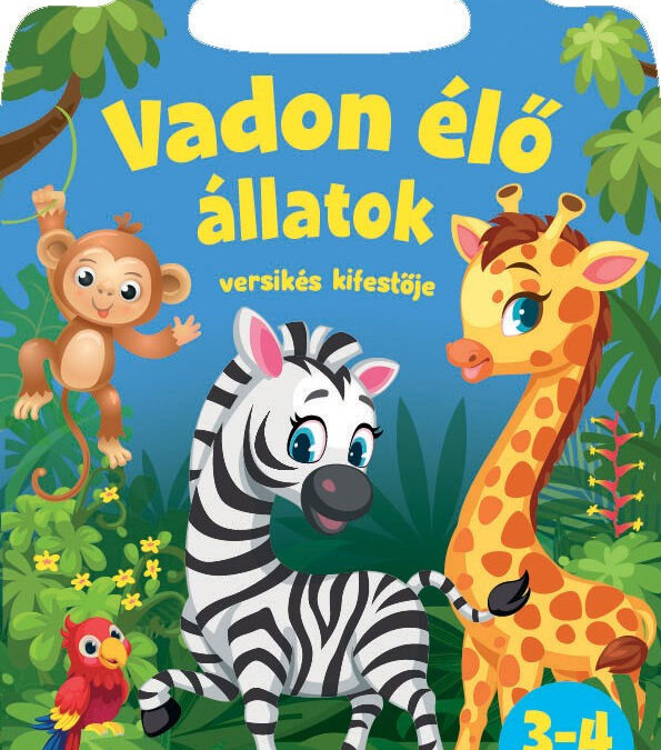 Vadon élő állatok – versikés kifestő