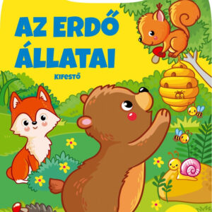 Az erdő állatai - kifestő