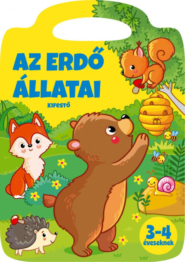 Az erdő állatai - kifestő