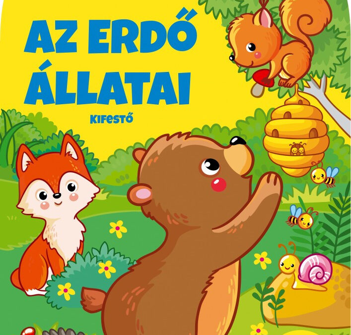 Az erdő állatai – kifestő