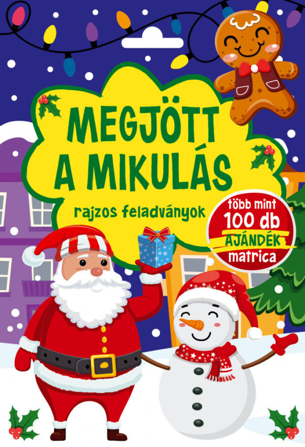 Megjött a Mikulás - rajzos feladványok