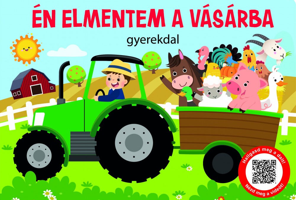 Én elmentem a vásárba – gyerekdal (kartonkönyv)