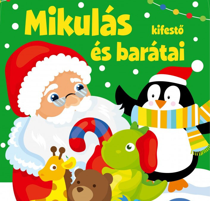 Mikulás és barátai – kifestő