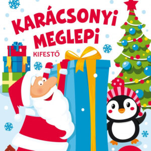 Karácsonyi meglepi - kifestő