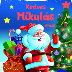 Kedves Mikulás - kifestő