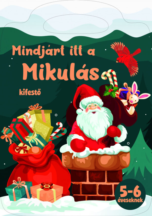 Mindjárt itt a Mikulás - Kifestő