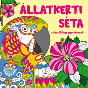 Állatkerti séta - színezőkönyv gyerekeknek
