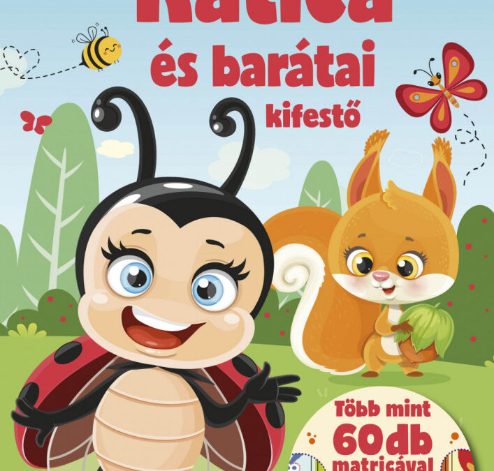 Katica és barátai kifestő