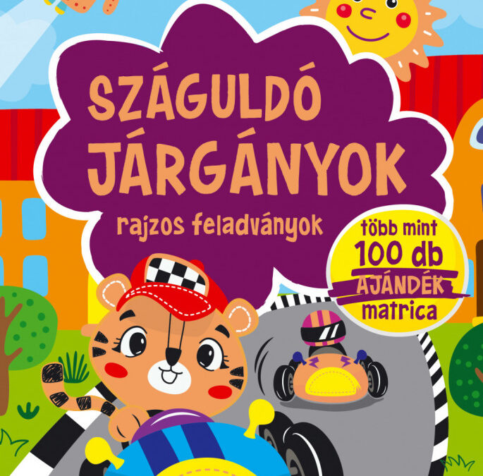 Száguldó járgányok – rajzos feladványok