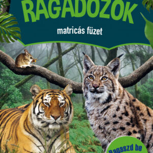 Ragadozók matricás füzet - Ragaszd be a matricákat!