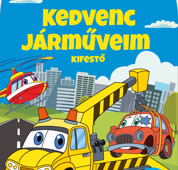 Kedvenc járműveim kifestő