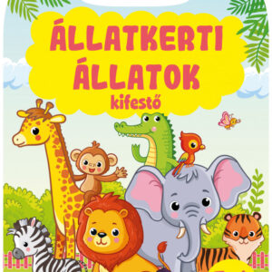 Állatkerti állatok kifestő