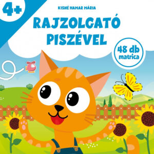 Rajzolgató Piszével - 48 db matrica 4+