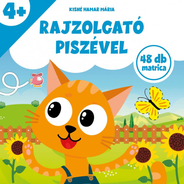 Rajzolgató Piszével - 48 db matrica 4+
