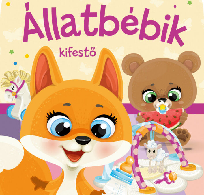 Állatbébik – Kifestő