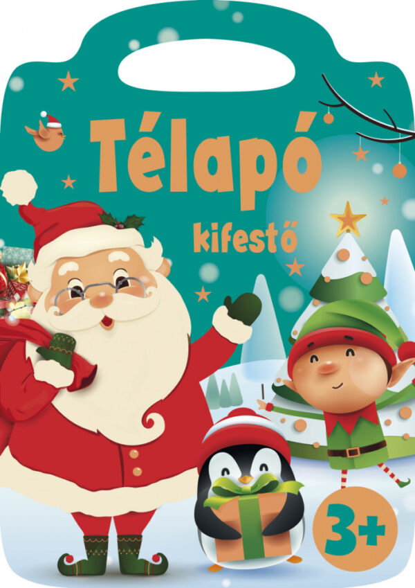 Télapó kifestő 3+