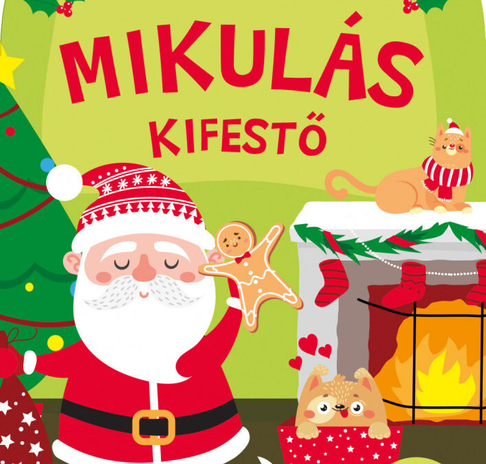 Mikulás kifestő