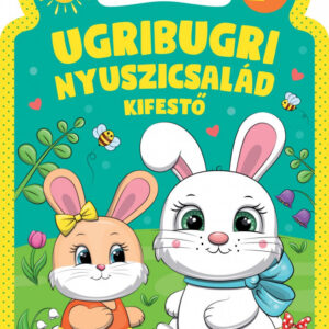 Ugribugri nyuszicsalád kifestő