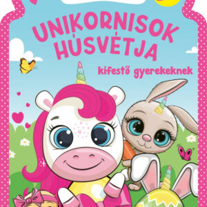Unikornisok húsvétja - kifestő gyerekeknek