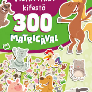 Vidám farm kifestő 300 matricával