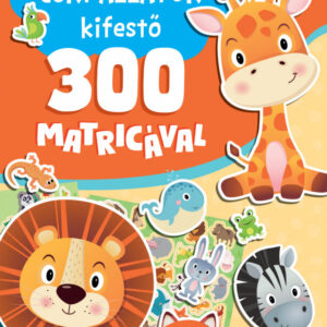 Cuki állatok kifestő 300 matricával