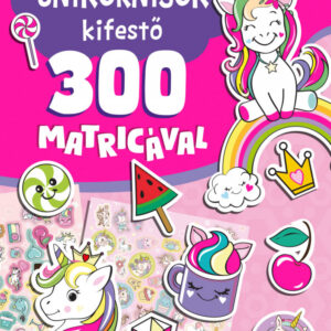 Unikornisok kifestő 300 matricával