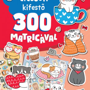 Cicusok kifestő 300 matricával