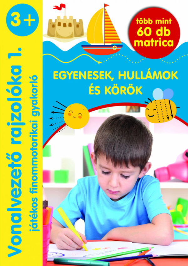 Vonalvezető rajzolóka 1. - egyenesek, hullámok és körök
