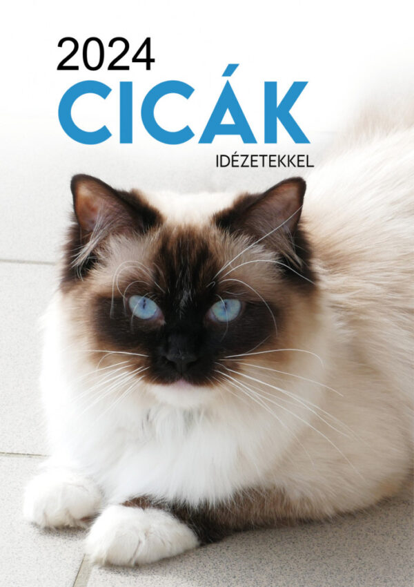 Naptár - cicák idézetekkel 2024