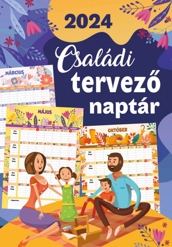Naptár - Családi tervező naptár 2024