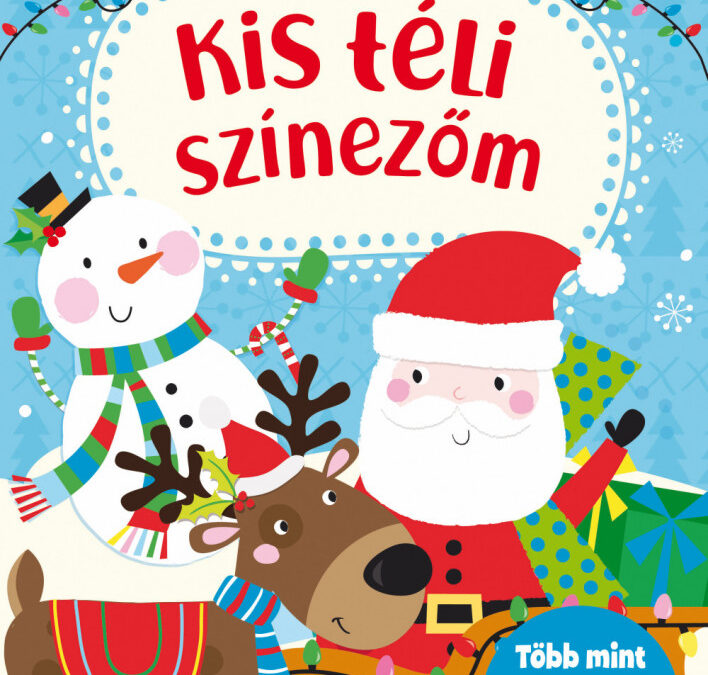 Kis téli színezőm Több mint 60 matricával