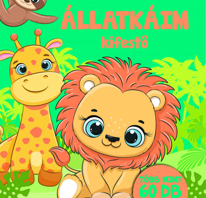 Kedves kis állatkáim – kifestő