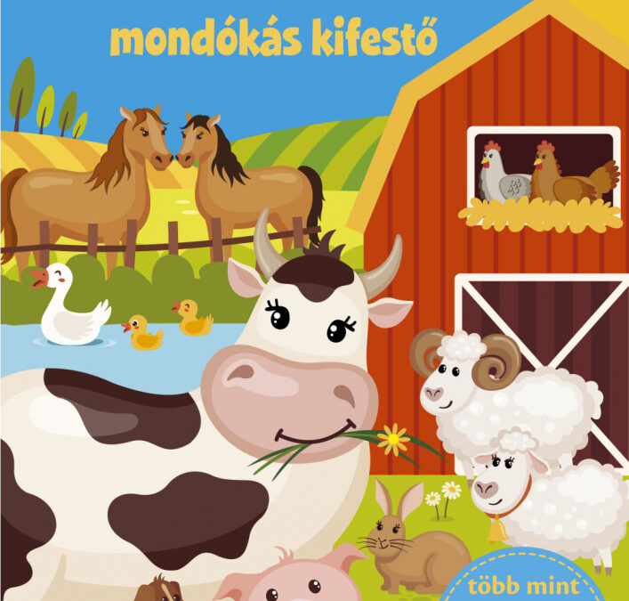 Háziállatok mondókás kifestője