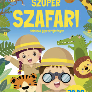 Szuper szafari- kalandos gyerekrejtvény