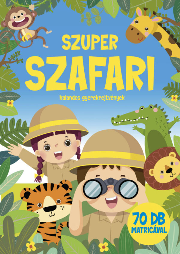 Szuper szafari- kalandos gyerekrejtvény
