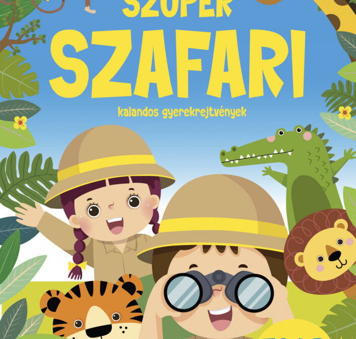 Szuper szafari- kalandos gyerekrejtvény