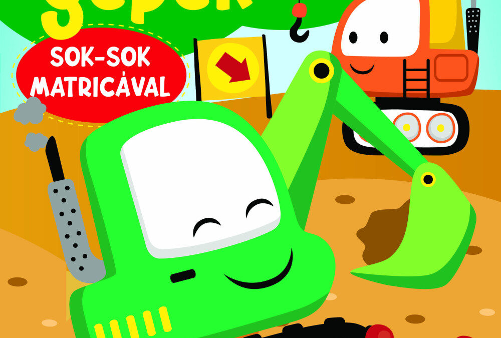 Dolgos gépek sok sok matricával