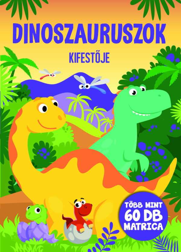 Dinoszauruszok kifestője /új/