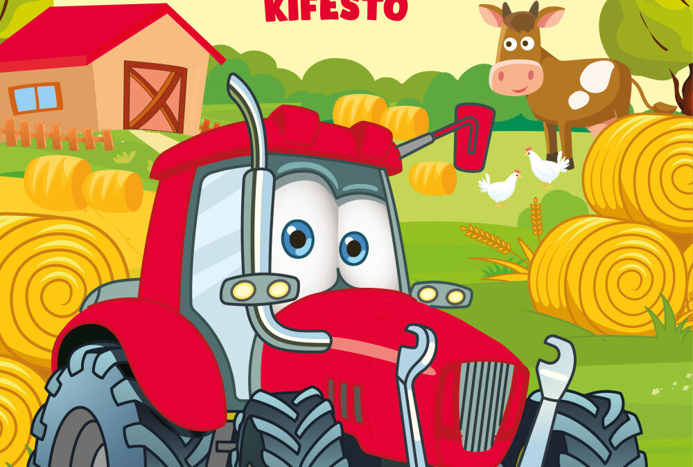 Traktorka és barátai kifestő új