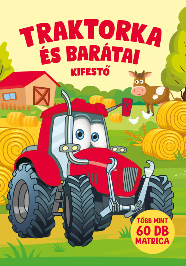Traktorka és barátai kifestő