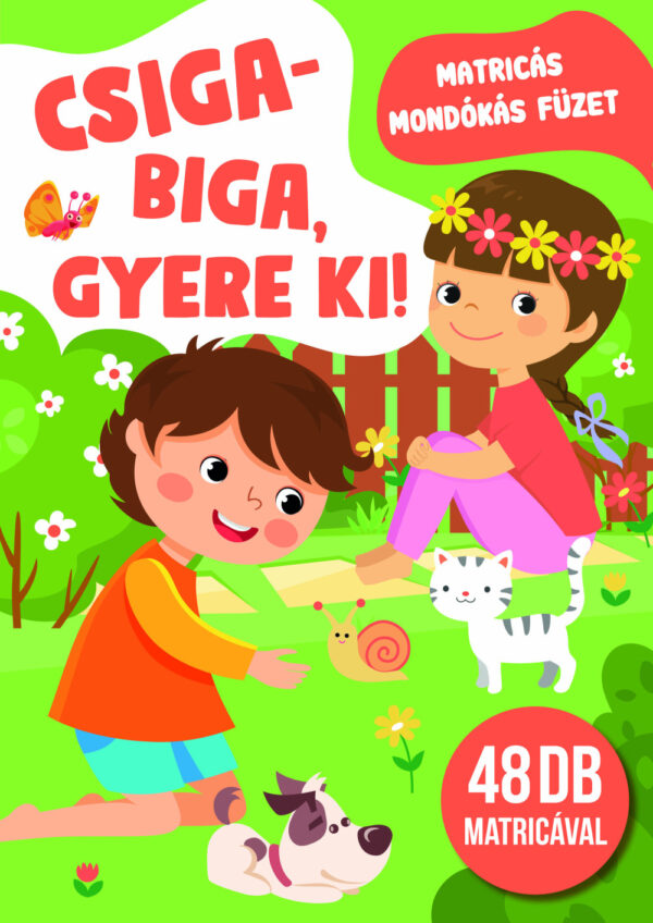 Csiga-biga gyere ki! - matricás mondókás füzet