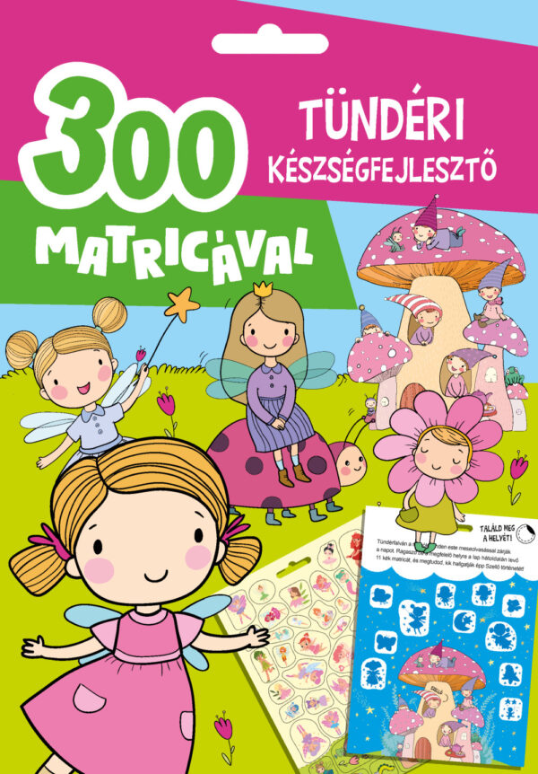 Tündéri készségfejlesztő - 300 matricával