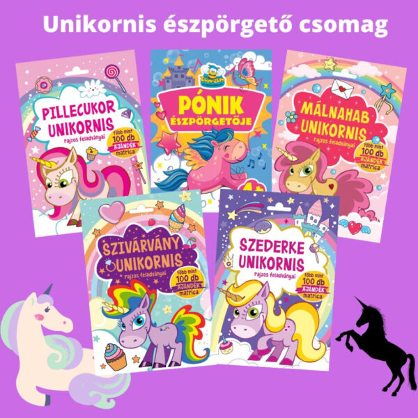 Unikornis észpörgető csomag