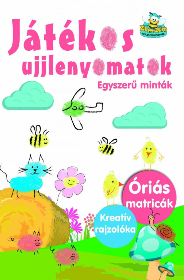 Játékos ujjlenyomatok - Óriás matricákkal