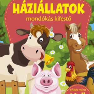 Háziállatok - mondókás kifestő