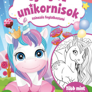 Gyönyörű unikornisok - Színezős foglalkoztató